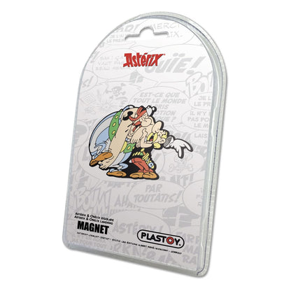 Asterix kylmagnet Asterix & obelix skrattar 6 cm