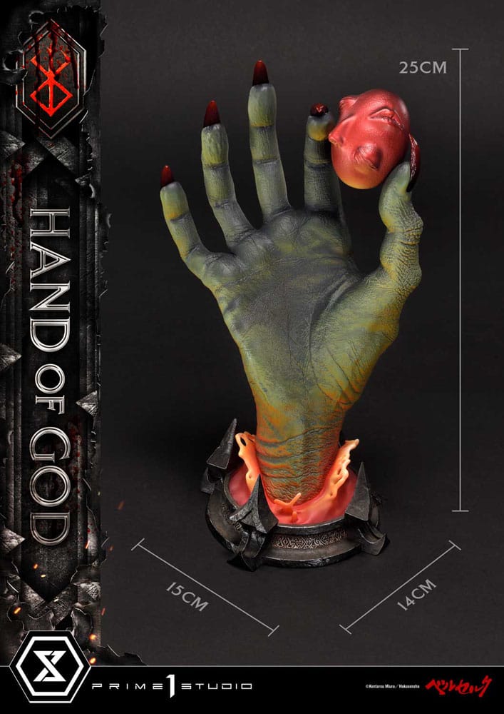Berserk Life Scale Masterline Series Statue Main de Dieu 25 cm