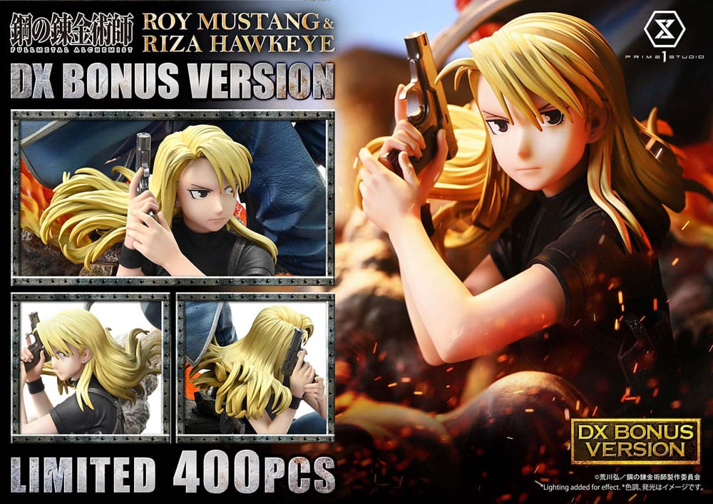 Fullmetal Alchemist Concept Masterline Statue 1/6 Roy Mustang & Riza Hawkeye Deluxe Bonus Version 50 cm