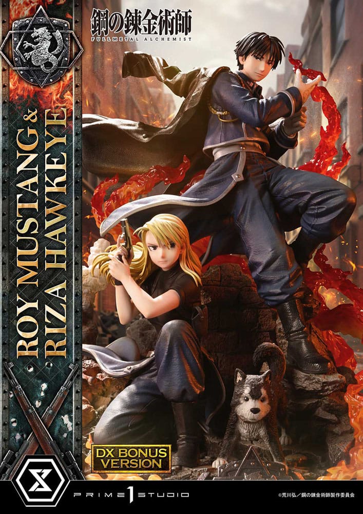 Fullmetal Alchemist Concept Masterline Statue 1/6 Roy Mustang & Riza Hawkeye Deluxe Bonus Version 50 cm