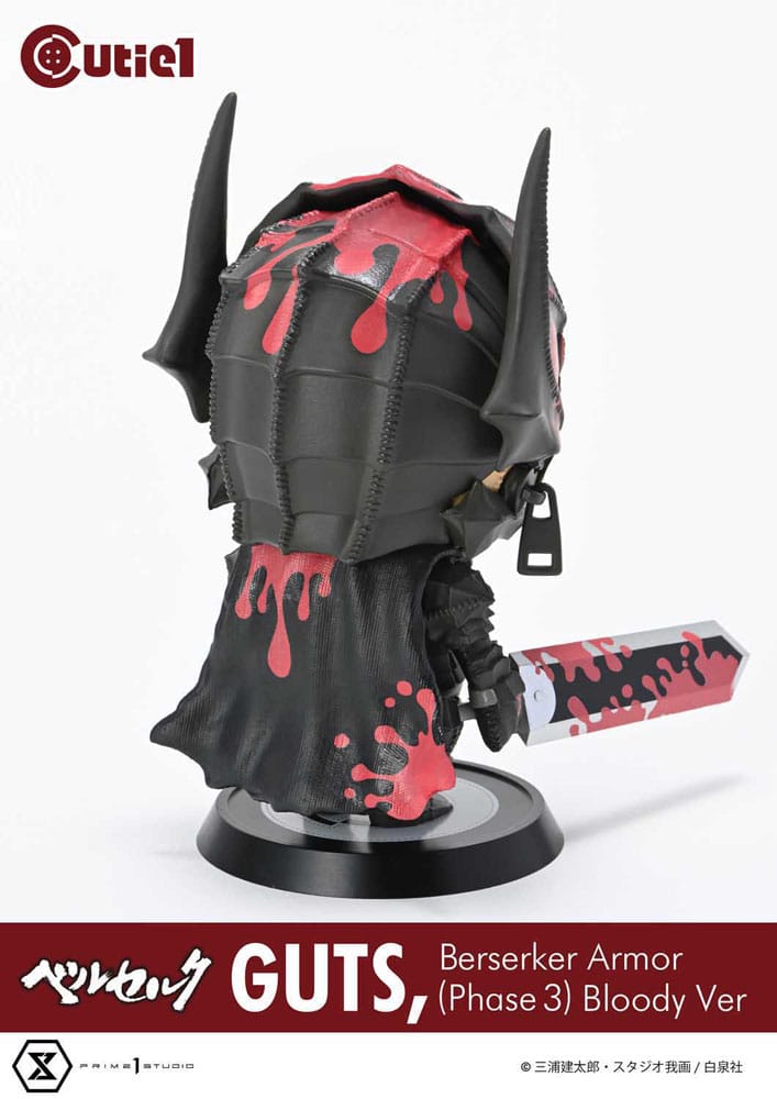 Berserk Cutie1 PVC Figure Guts Berserker Armor (Phase 3) Bloody Ver. 12 cm