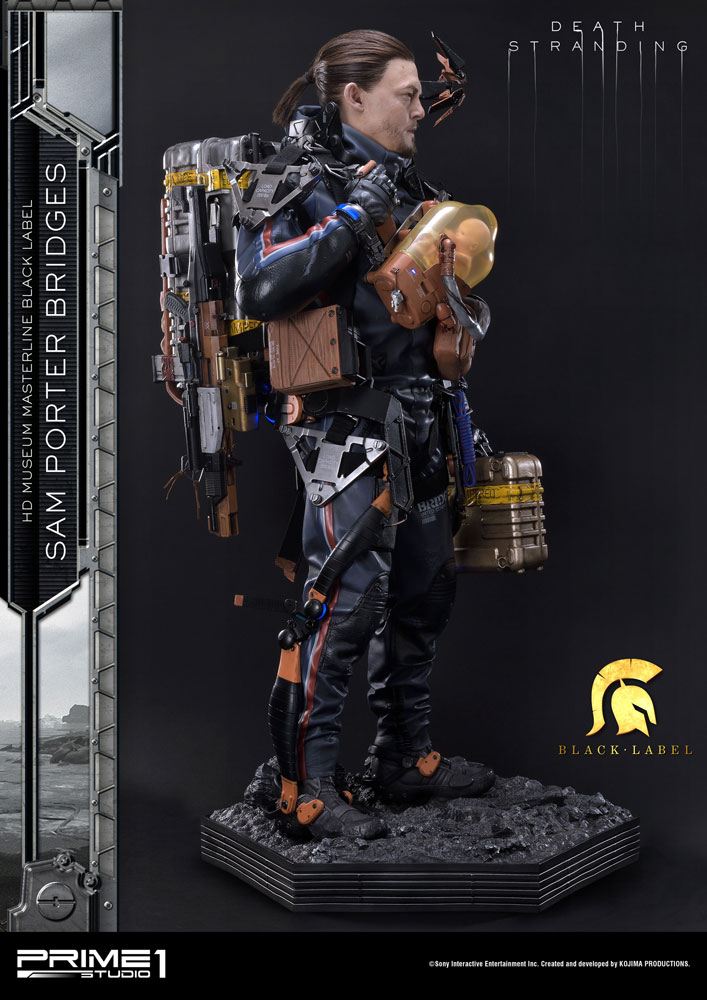 Death Stranding Statue 1/2 Sam Porter Bridges Black Label 106 cm