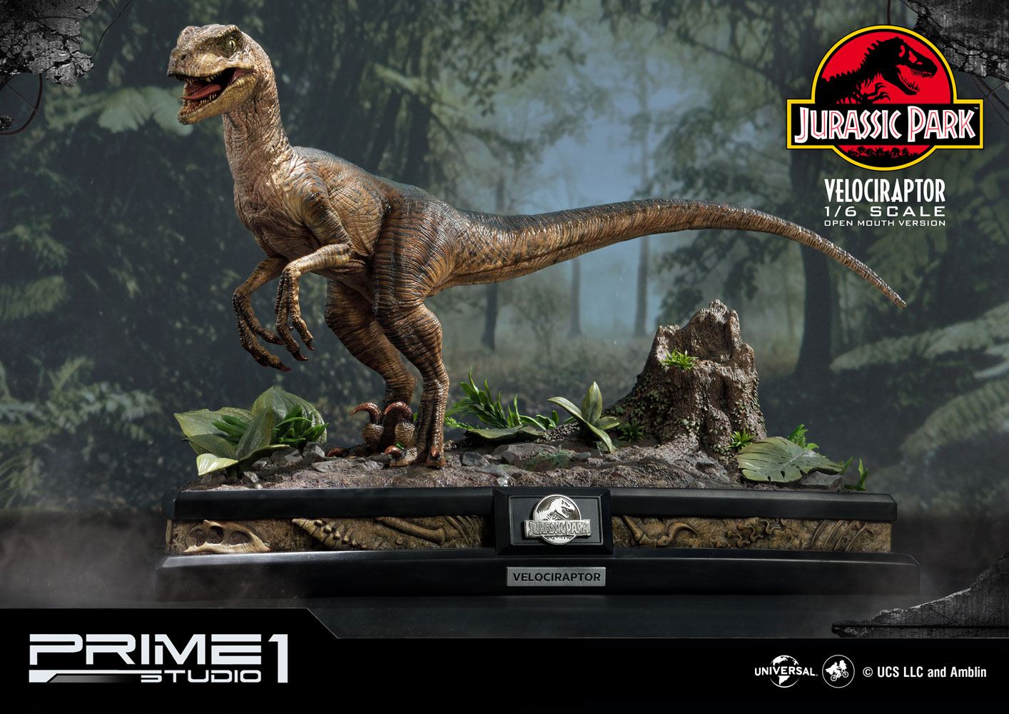 Jurassic Park Statue 1/6 Velociraptor 41 cm