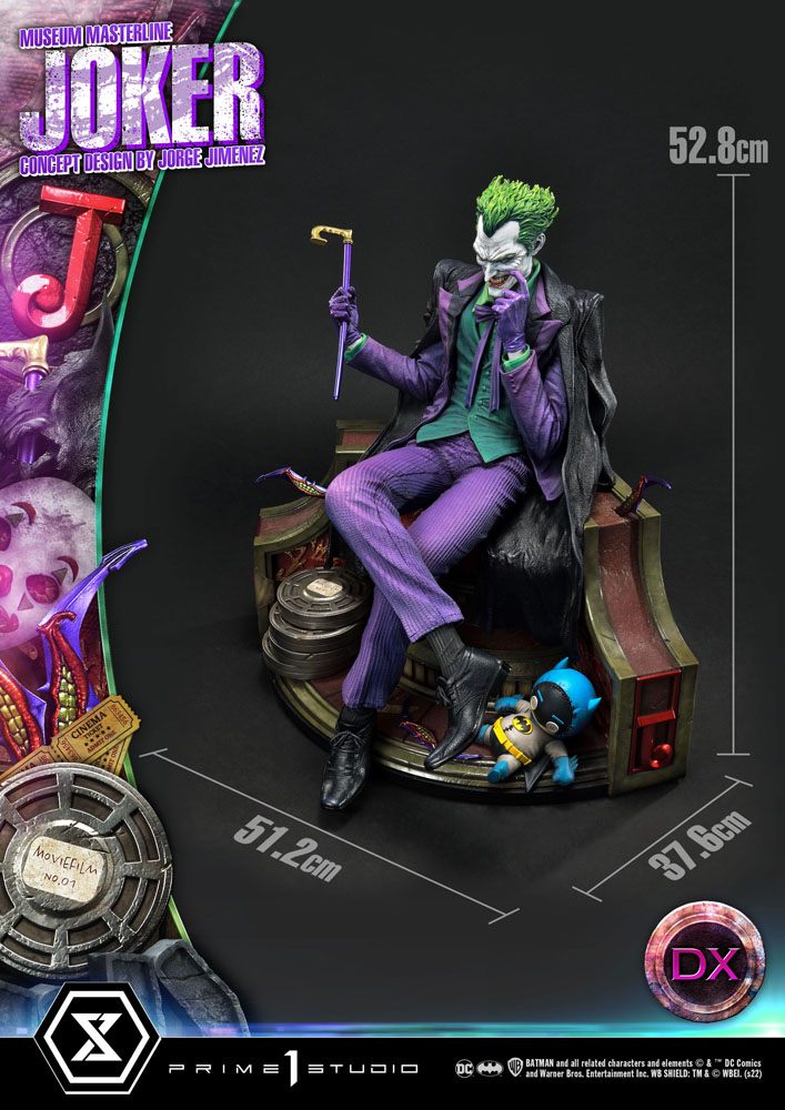 DC Comics Statue 1/3 The Joker Deluxe Bonus Version Concept Design av Jorge Jimenez 53 cm