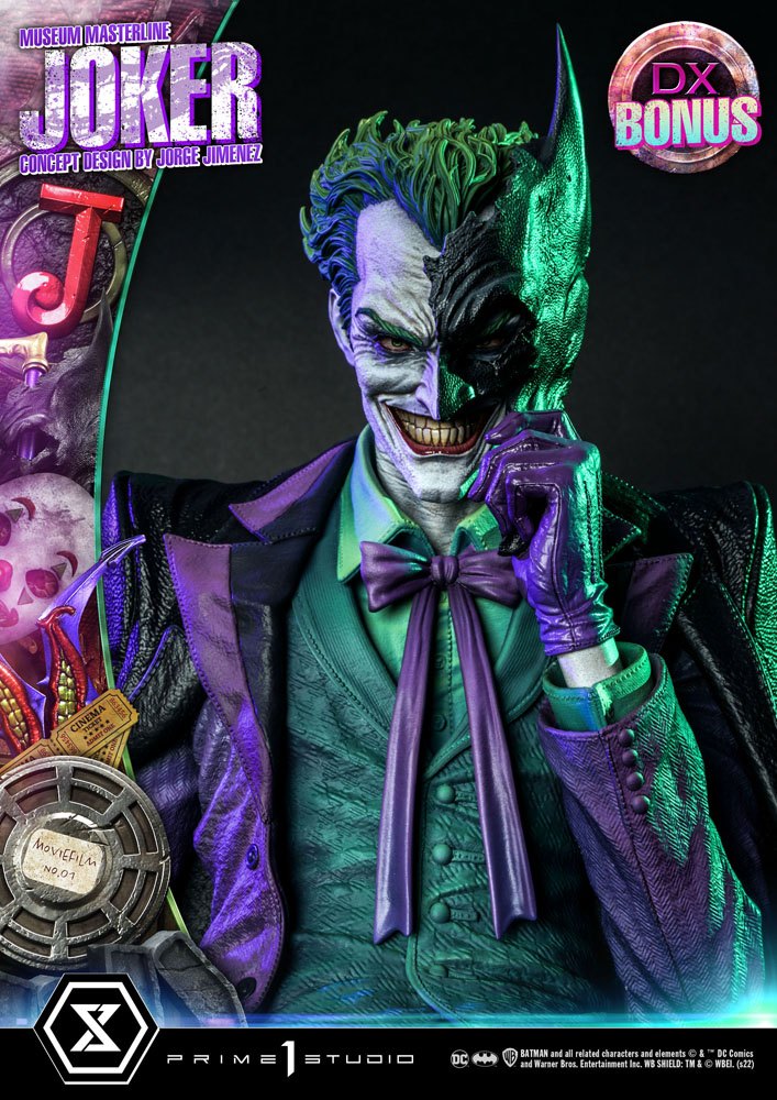 DC Comics Statue 1/3 The Joker Deluxe Bonus Version Concept Design av Jorge Jimenez 53 cm