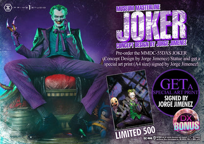 DC Comics Statue 1/3 The Joker Deluxe Bonus Version Concept Design av Jorge Jimenez 53 cm