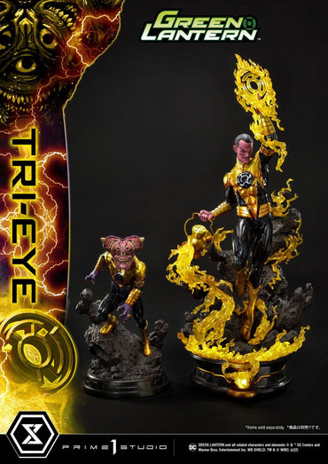 DC Comics Statue 1/3 Sinestro Kolordu Tri-Eye 54 cm