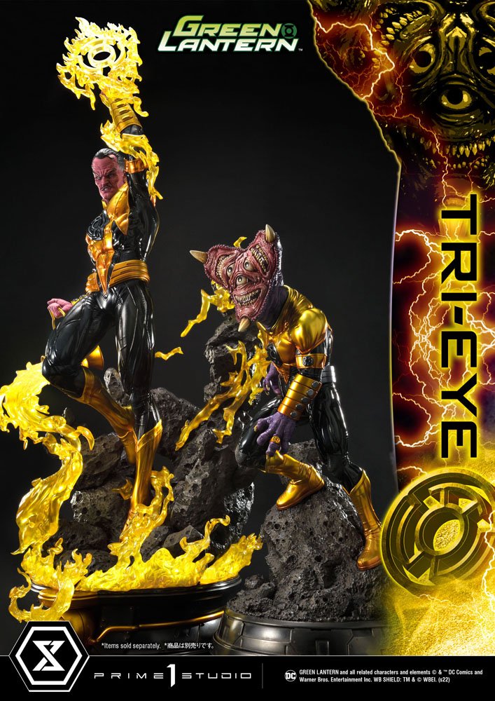 DC Comics Statue 1/3 Sinestro Corps Trie Eye 54 cm