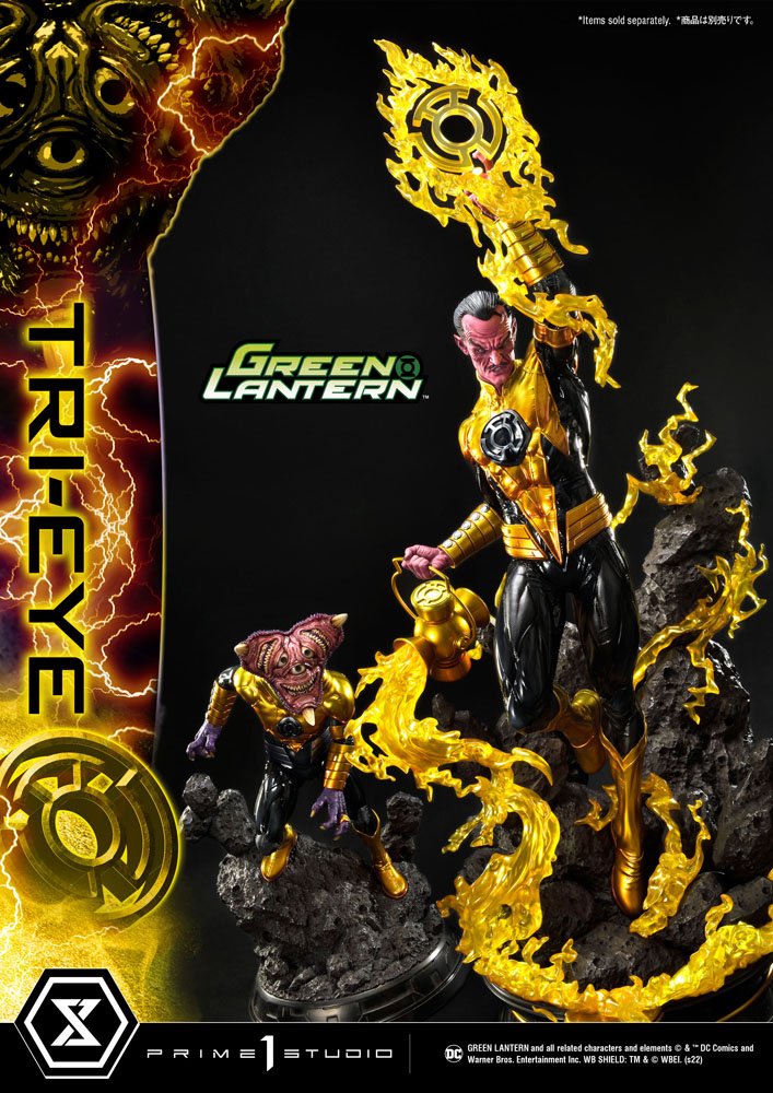 DC Comics Statue 1/3 Sinestro Corps Trie Eye 54 cm