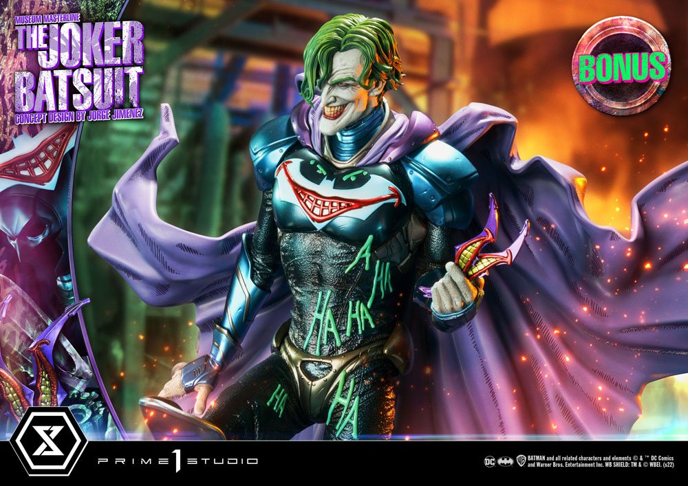 DC Comics Museum Masterline Statue 1/3 The Joker Concept Design av Jorge Jimenez Bonus version 79 cm