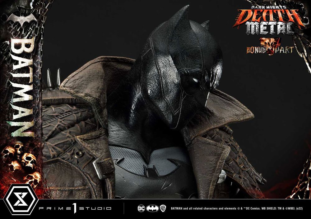 Dark Knights: Metal Statue 1/3 Death Metal Batman Deluxe Bonus Ver. 105 cm