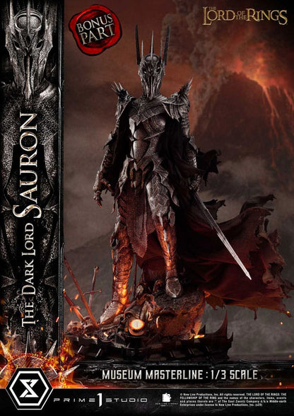 Herr der Ringe Museum Masterline Series Statue 1/3 Der Dunkle Lord Sauron Bonusversion 117 cm