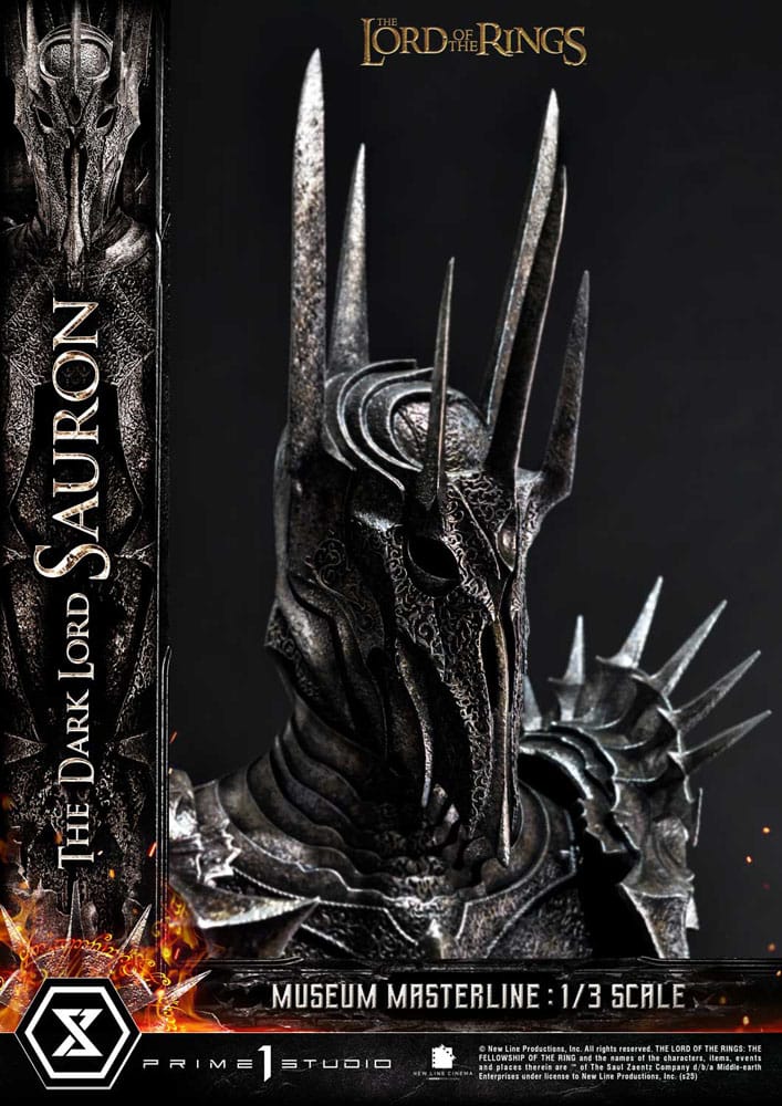 Herr der Ringe Museum Masterline Series Statue 1/3 Der Dunkle Lord Sauron Bonusversion 117 cm