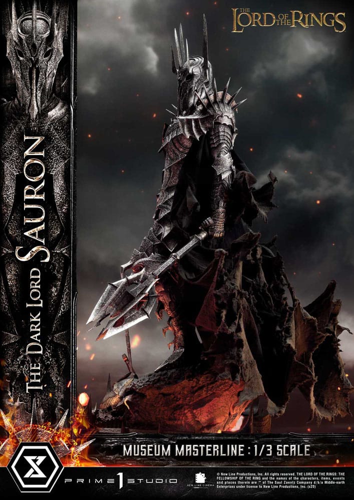 Herr der Ringe Museum Masterline Series Statue 1/3 Der Dunkle Lord Sauron Bonusversion 117 cm