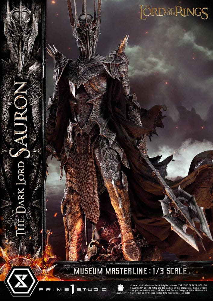 Herr der Ringe Museum Masterline Series Statue 1/3 Der Dunkle Lord Sauron Bonusversion 117 cm