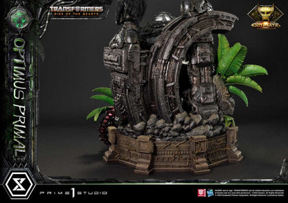 Transformers: The Rise of the Beasts Müzesi Masterline heykeli Optimus Primal Ultimate Bonus Sürüm 72 cm