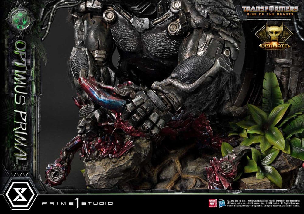 Transformers: The Rise of the Beasts Müzesi Masterline heykeli Optimus Primal Ultimate Bonus Sürüm 72 cm