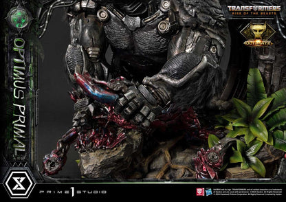 Transformers: The Rise of the Beasts Müzesi Masterline heykeli Optimus Primal Ultimate Bonus Sürüm 72 cm
