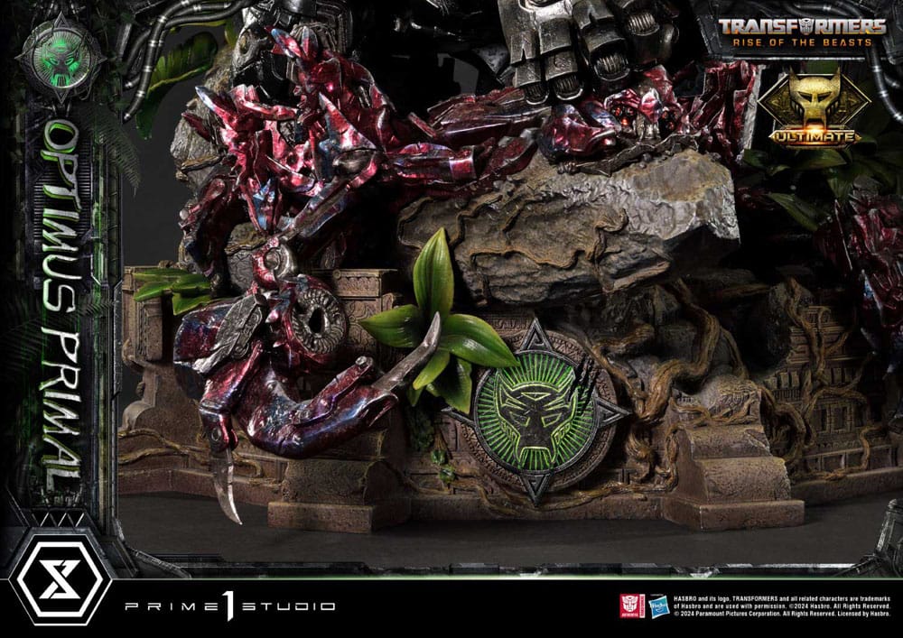 Transformers: The Rise of the Beasts Müzesi Masterline heykeli Optimus Primal Ultimate Bonus Sürüm 72 cm