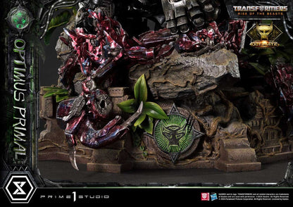 Transformers: The Rise of the Beasts Müzesi Masterline heykeli Optimus Primal Ultimate Bonus Sürüm 72 cm