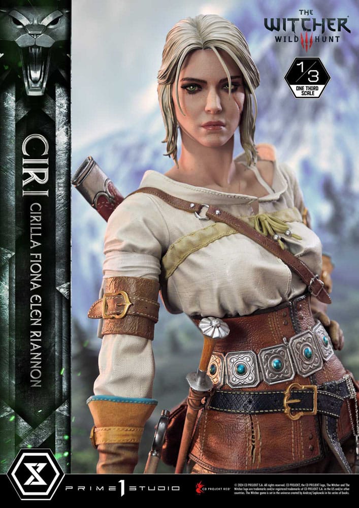 The Witcher 3: Wild Hunt Museum Masterline Statue 1/3 Wild Hunt Ciri Fiona Elen Riannon 81 CM