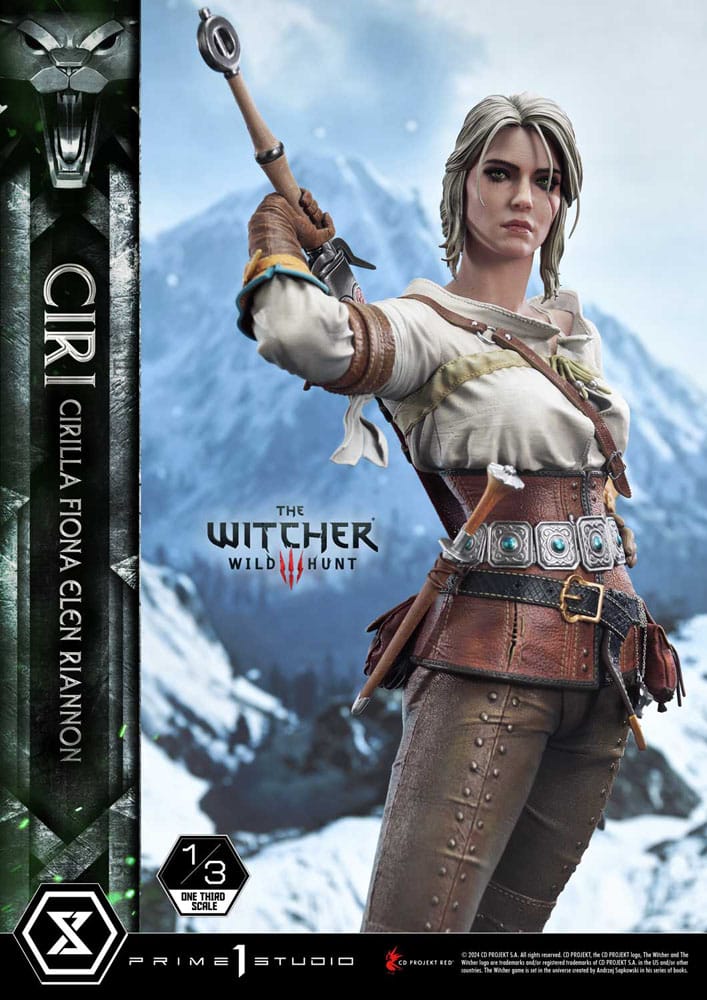The Witcher 3: Wild Hunt Museum Masterline Statue 1/3 Wild Hunt Ciri Fiona Elen Riannon 81 CM