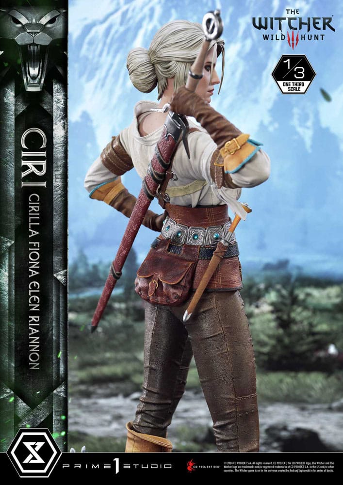 The Witcher 3: Wild Hunt Museum Masterline Statue 1/3 Wild Hunt Ciri Fiona Elen Riannon 81 CM