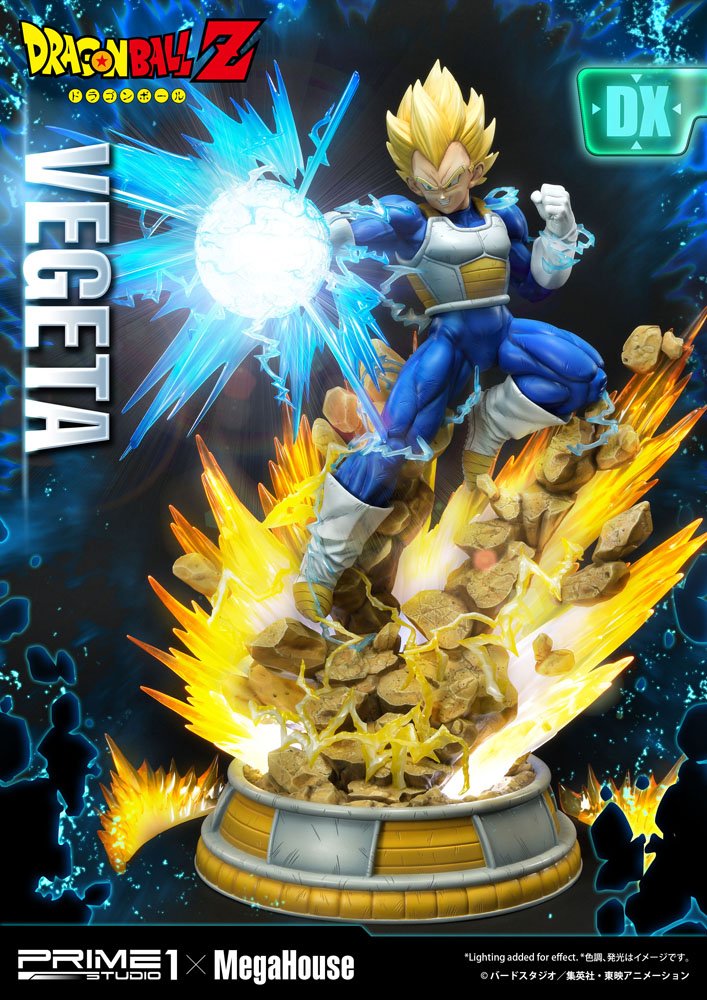 Dragon Ball Z kip 1/4 Super Saiyan Vegeta Deluxe verzija 64 cm - Oštećeno pakiranje