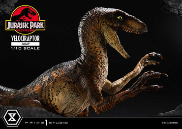 Jurassic Park Prime Collectibles Statues 1/10 Velociraptor Jump 21 cm