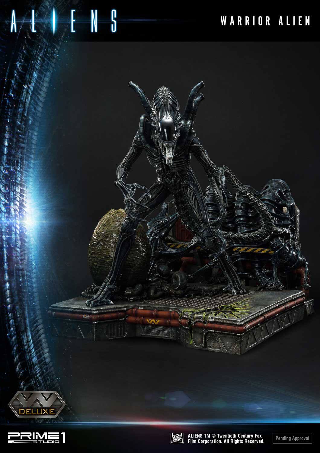 Aliens Premium Masterline Series Statue Warrior Alien Deluxe Bonus Version 67 cm