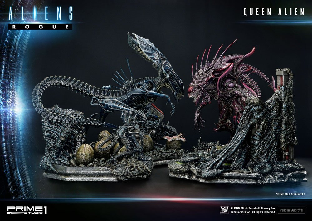 Aliens Premium Masterline Series Statue Queen Alien Battle Diorama 71 cm