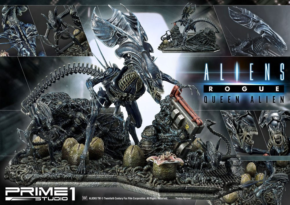 Aliens Premium Masterline Series Statue Queen Alien Battle Diorama 71 cm