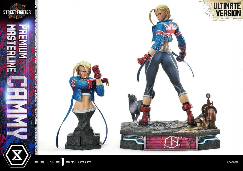 Street Fighter Ultimate Premium Masterline Series Statue 1/4 Cammy Bonus versión 55 cm