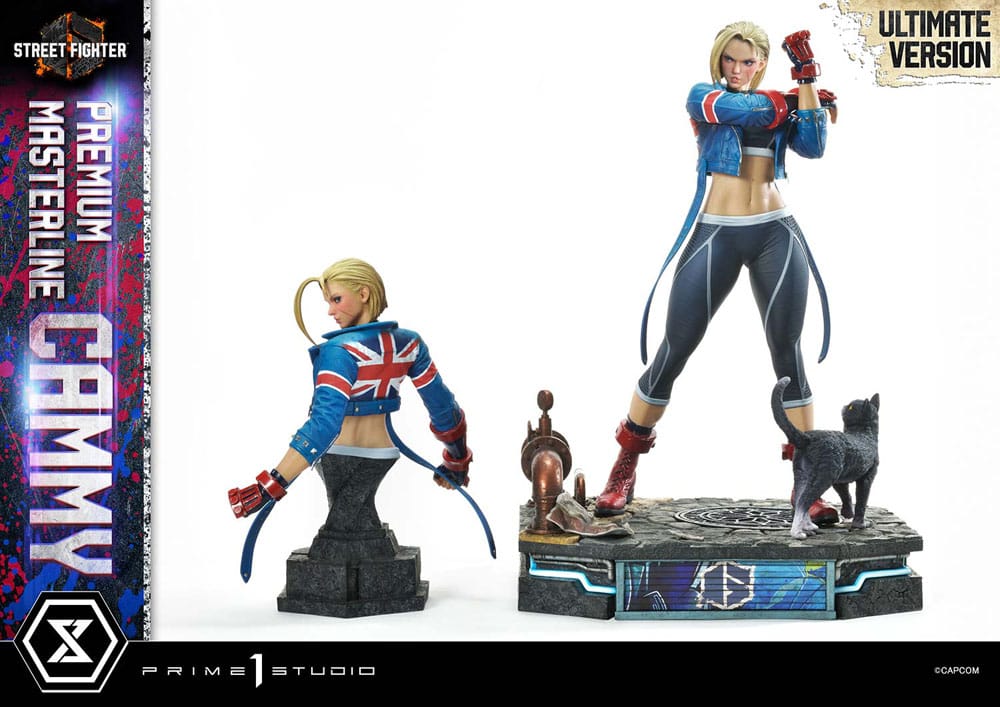 Street Fighter Ultimate Premium Masterline Series Statue 1/4 Cammy Bonus versión 55 cm