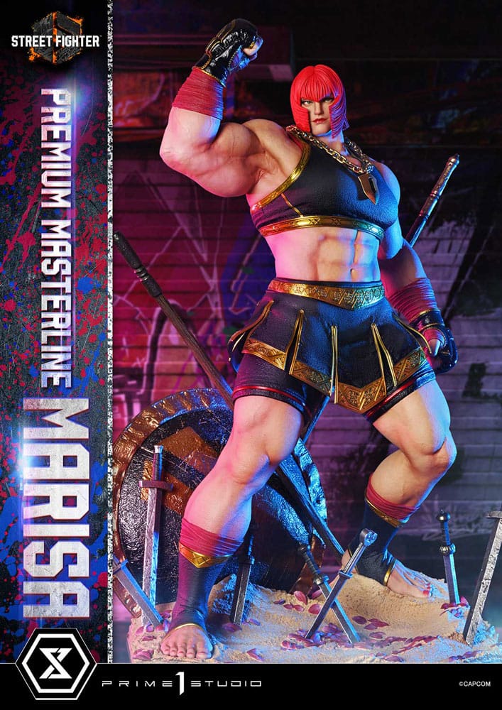 Street Fighter 6 Premium Masterline Serisi Heykeli 1/4 Marisa 70 cm