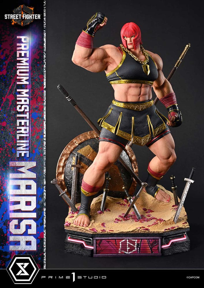 Street Fighter 6 Premium Masterline Serisi Heykeli 1/4 Marisa 70 cm