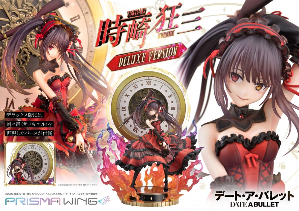 Datum eines Live -Fragments: Datum mit einer Bullet Prisma Wing PVC Statue 1/7 Kurumi Tokisaki Deluxe Version 37 cm
