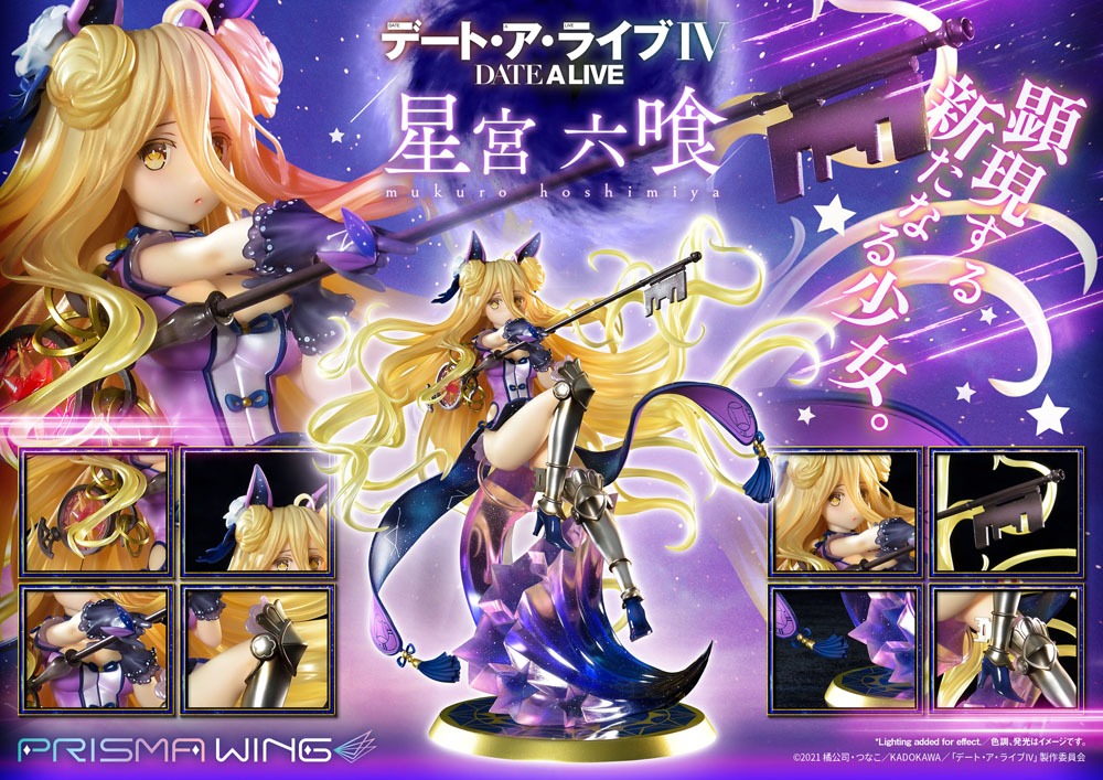 Datum Live Prisma Wing Pvc Status 1/7 Mukuro Hoshimiya 25 cm