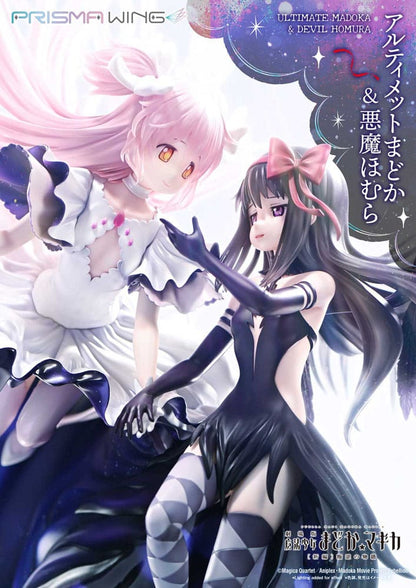 Puella Magi Madoka Magica The Movie Rebellion Prisma Wing Statua in PVC 1/7 Ultimate Madoka e Devil Homura 43 cm