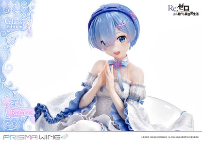 Re:Zero - Starting Life in Another World Prisma Wing PVC Statue 1/7 Rem Glass Edition 23 cm