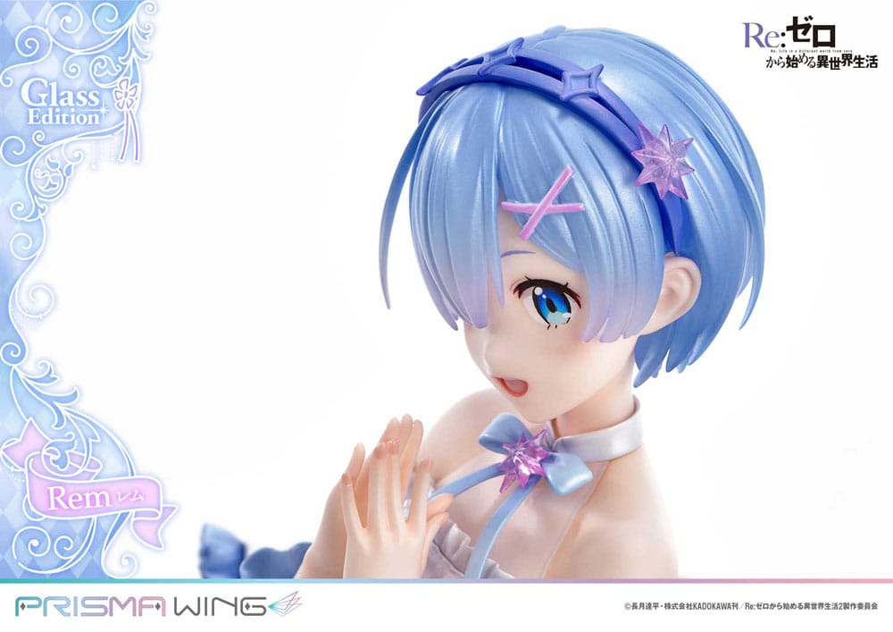 Re:Zero - Starting Life in Another World Prisma Wing PVC Statue 1/7 Rem Glass Edition 23 cm