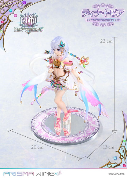 Proyecto de gato blanco Prisma Wing Estatua PVC 1/7 Tina Topia (los 10 mil millones tridollars de Neon Island) 22 cm