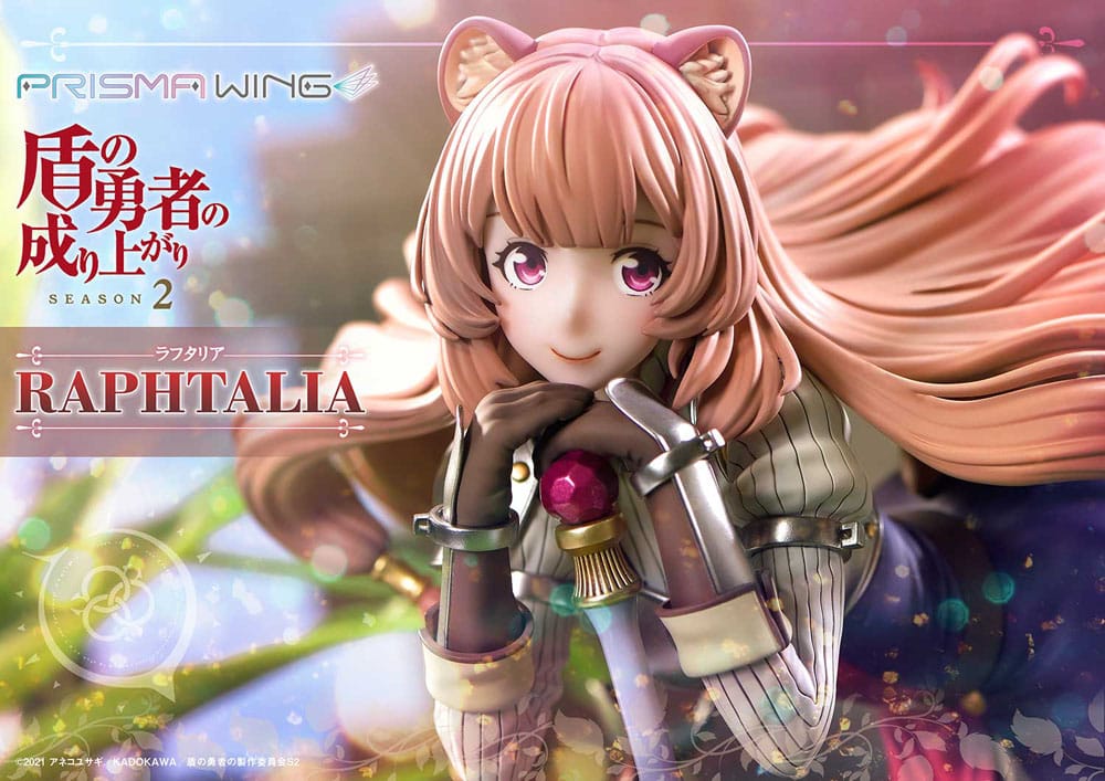 Stigningen af ​​Shield Hero sæson 2 Prisma Wing PVC Statue 1/7 Raphtalia 21 cm