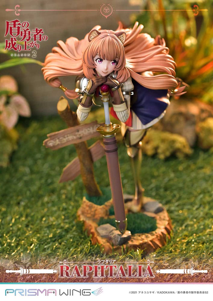 La montée de la Shield Hero Saison 2 Prisma Wing PVC Statue 1/7 Raphtalia 21 cm