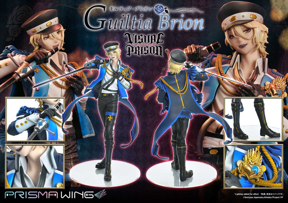 Visuelles Gefängnis Prisma Flügel PVC Statue 1/7 Guiltia Brion 27 cm