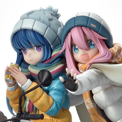 Estatua de pvc de ala prisma relajada 1/7 Nadeshiko Kagamihara & Rin Shima 24 cm