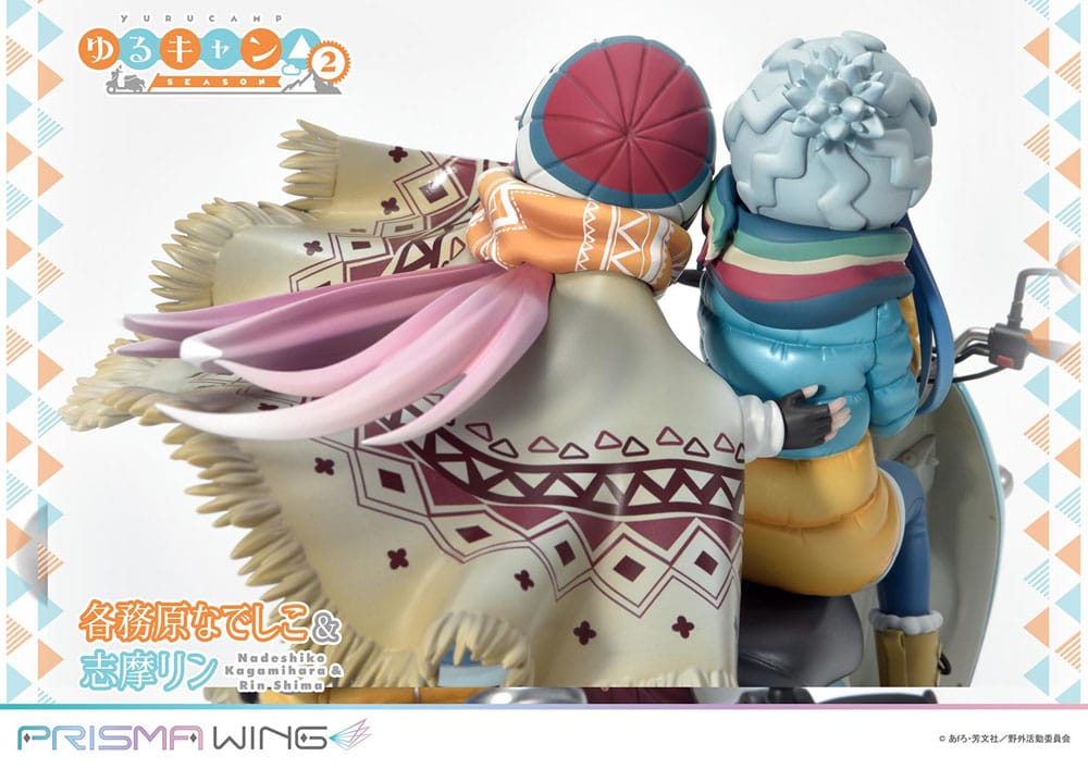 Estatua de pvc de ala prisma relajada 1/7 Nadeshiko Kagamihara & Rin Shima 24 cm