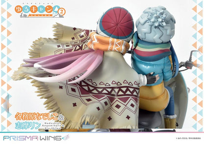 Estatua de pvc de ala prisma relajada 1/7 Nadeshiko Kagamihara & Rin Shima 24 cm