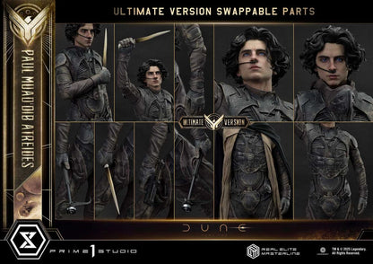 Dune: Teil zwei Real Elite Masterline -Serie Statue 1/3 Paul Atreidides Ultimate Bonus Version 90 cm
