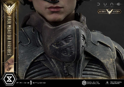 Dune: Teil zwei Real Elite Masterline -Serie Statue 1/3 Paul Atreidides Ultimate Bonus Version 90 cm